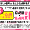 楽天携帯実質無料の後継⇒LINEMOへ加入　3GB最大8か月実質無料＋最大1年間は通話5分まで無料オプションキャンペーン！