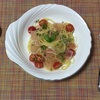 トマトと生ハムの冷製パスタ