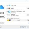 How to manage iCloud space on the Apple device?