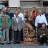 穐葉神社　龍神宮様へ龍神彫刻奉納　2012年