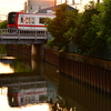 東武スカイツリーライン　小川の水鏡撮影に挑戦