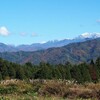 山、積雪。