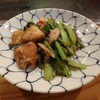 鮭と小松菜の炒め物！