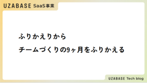 ふりかえりからチームづくりの9ヶ月をふりかえる