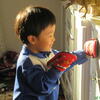 成長日記♪2018/12/19♪３歳３ヶ月＞幼稚園登園＞恐竜あそび＞歌の練習