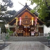 西野神社境内は七夕仕様に装飾されています