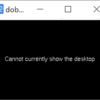 VNCでRasPi 4に繋いで"Cannot currently show the desktop"とかいわれたら……もしかして単にGUI起動にすれば済む話かも