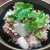 たこと里芋の炊き込みご飯