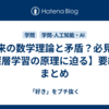 従来の数学理論と矛盾？必見！【深層学習の原理に迫る】要約・まとめ