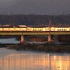 朝日差す多摩川橋梁＠2026冬 -3-