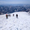 残雪の巻機山