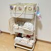 LeLante おむつストッカーの使い勝手と特徴を徹底解説 キャスター付きキッチンワゴンとの組み合わせで収納力抜群！