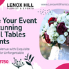 Elevate Your Event with Stunning Cocktail Tables for Events from LENOX HILL FLORIST