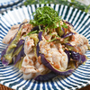 １0分でできた！豚しゃぶとなすの梅おかか和え｜夏にうれしい、さっぱりおかず