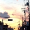 夕日