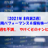 【株式】週間運用パフォーマンス＆保有株一覧（2021.8.13時点） 今週も不調...　やけくそのナンピン