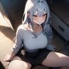 sitting (座る) by Animagine XL V3.1