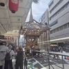 祇園祭・長刀鉾の鉾立てとちまき