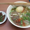 ザムザムの泉の蘭州牛肉麺がお腹いっぱいになるし、体も暖まるしで最高