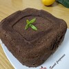  レンチン２分。【米粉のビターショコラ】