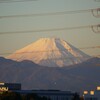 師走直前の富士山