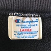 758 PART 1 VINTAGE Champion reverse weave BLACK PLAIN SWEAT 80