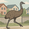 取手市で大型鳥エミュー逃走｜体高150cmの2歳雄、警察が「近づかず通報を」呼びかけ