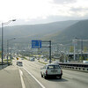 札幌郊外道路を走る