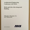 国際会議録新刊案内: Architectural Engineering Conference (AEI 2015): Birth and Life of the Integrated Building (Proceedings) ご注文受付