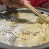 秋到来～鍋解禁！　クリームラーメン鍋