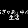 「おぎゃあ」中心の生活。