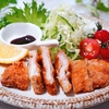 とんかつ＆長いものキムチあえ