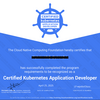 2025-04-25 Certified Kubernetes Application Developer (CKAD) を再取得しました【未だ四冠🥺】🐳🐳🐳🐳