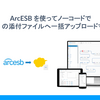 ArcESB を使ってノーコードでkintone の添付ファイルへ一括アップロードする方法