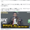 アデサニヤvsデュプレシの煽り（真のアフリカ人）が政治性絡んで、盛り上がるけど後味悪いものになりそう（既になってる）