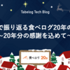 年表で振り返る食べログ20年の歴史 〜20年分の感謝を込めて〜