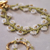 ボタニカルチェーンのブレスレットとお花のリング [beads factory]