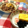 おせちになりきれてない夕食と、一日遅れのお雑煮準備