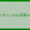 ドミニオンにおける名前の問題