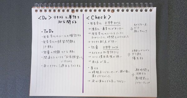 ムダが減るから勉強スピードが上がる！ 東大生もやっている「勉強のPDCAサイクル」の正しい回し方
