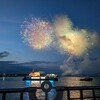ねぶた海上運行と青森花火大会を見に行ってみた。フィナーレの花火が綺麗。（青森市安方２丁目）