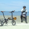 DAHON k3で夏の伊良湖岬ポタリング