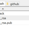 git - ssh覚書