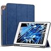 Wonzir 新しい iPad 9.7 ケース 2018 2017 / iPad Pro 9.7 ケース Apple Pencil 収納可能 スタンド機能 new iPad 9.7 インチ 第6世代/ iPad Pro 9.7 超軽量 極薄 保護 カバー シンプル 三つ折タイプ 全面保護型 傷つけ防止 iPad air 1 / air 2手帳型ケース PU 便利なペンホルダー付き (ipad 9.7, ブルー)