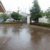 地震避難訓練①　大放課に突然