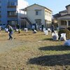 晴天のもと第３回上野町第一公園清掃・芋煮会を開催しました(2023/12/03)