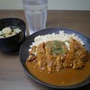 チキンカツカレーと麸とあおさのおすまし　52