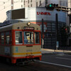 路面電車（道後温泉行き、松山市）