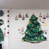 クリスマスの壁面制作