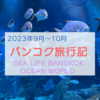 【子連れタイ旅行】サイアムパラゴンの地下にある水族館「SEA LIFE BANGKOK OCEAN WORLD（シーライフバンコクオーシャンワールド）」はグラスボトムボートでノコギリザメが見れる！